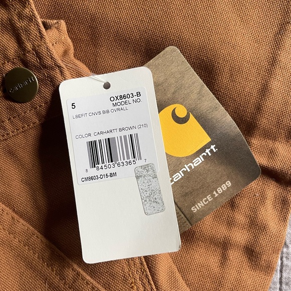 Carhartt Kids Tan Overalls - Picture 4 of 4